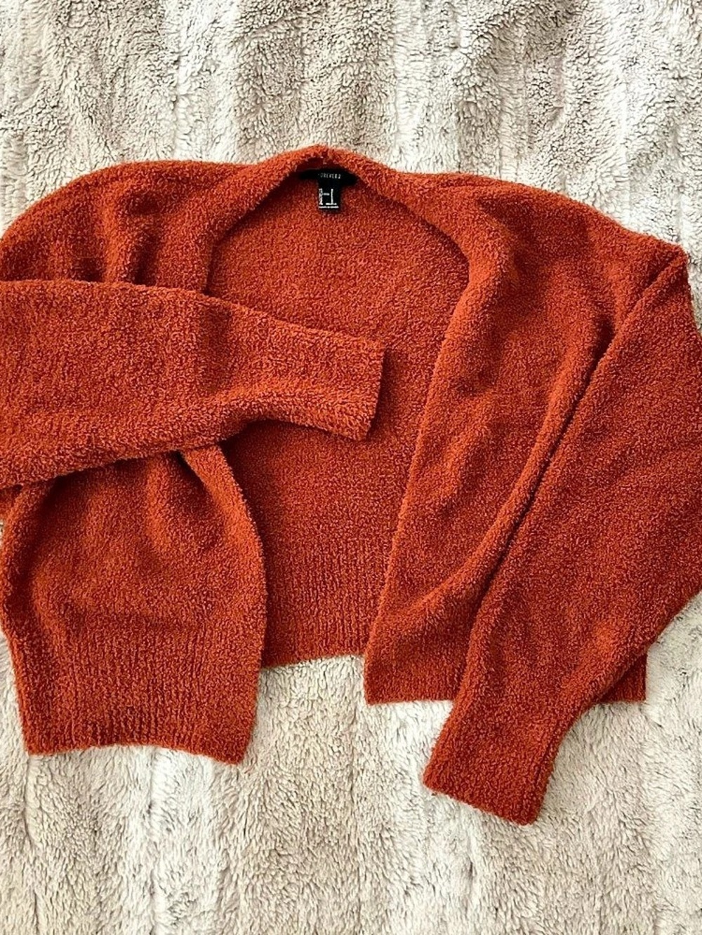 Forever 21 rust Cardigan
